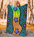 premium-blanket-aboriginal-turtle