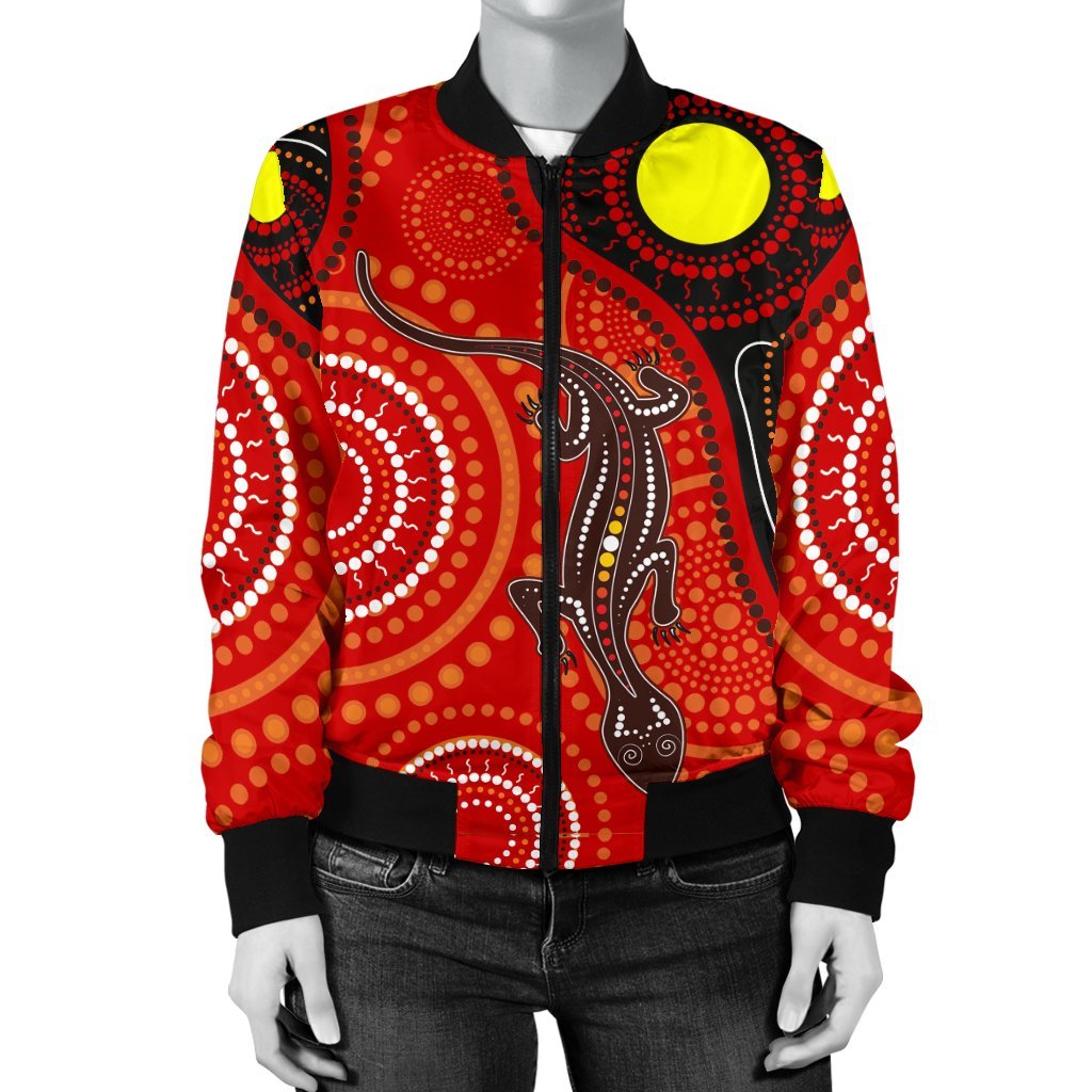 aboriginal-womens-bomber-jacket-australia-lizard-dot-painting-art