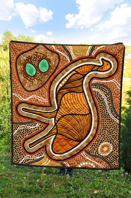 aboriginal-premium-quilt-indigenous-emu-vintage-stye