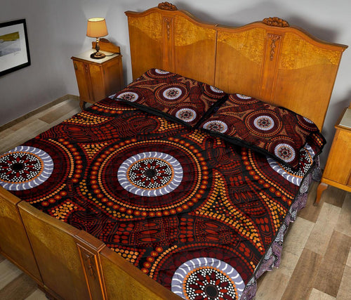 aboriginal-quilt-bed-set-aboriginal-human-dot-painting-art