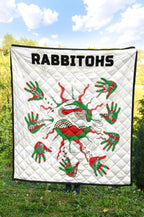 rabbitohs-indigenous-premium-quilt-animals-aboriginal