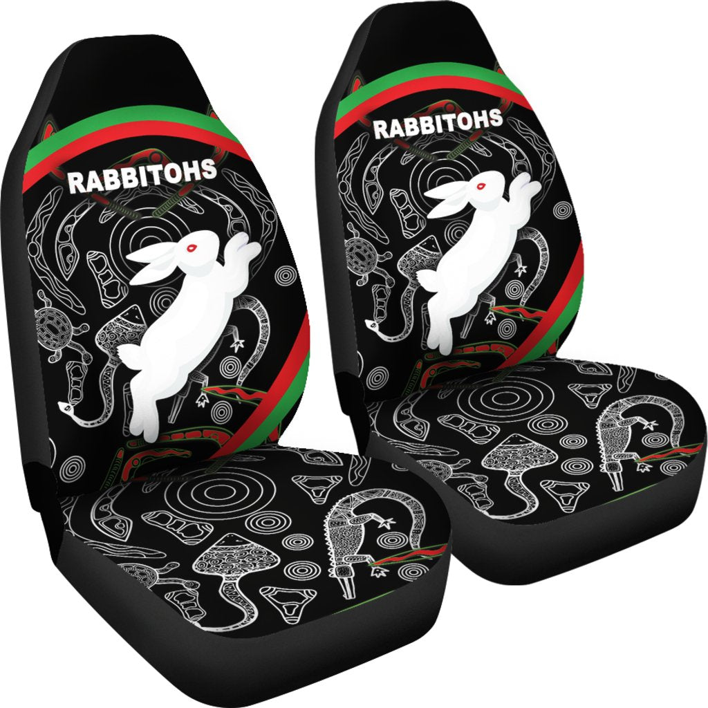 rabbitohs-car-seat-covers-indigenous-mystery-vibes