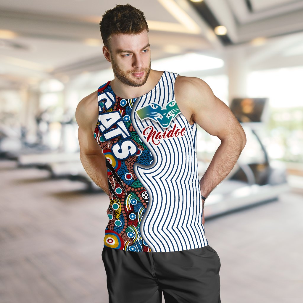 custom-personalised-geelong-naidoc-week-mens-tank-top-cats-indigenous-version-special