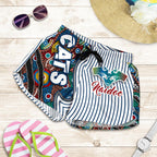 Geelong Naidoc Week All Over Print Women's Shorts Cats Indigenous Version Special - Vibe Hoodie