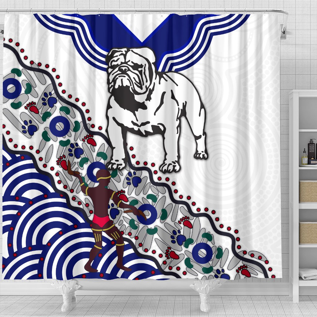 bulldogs-shower-curtain-indigenous
