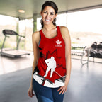 Canada Racerback Tank - Maple Leaf Hockey (Women) - Vibe Hoodie