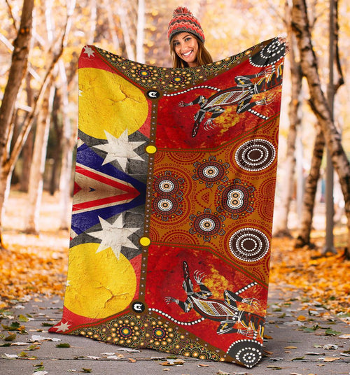 premium-blankets-aboriginal-dot-painting-flags-crocodile