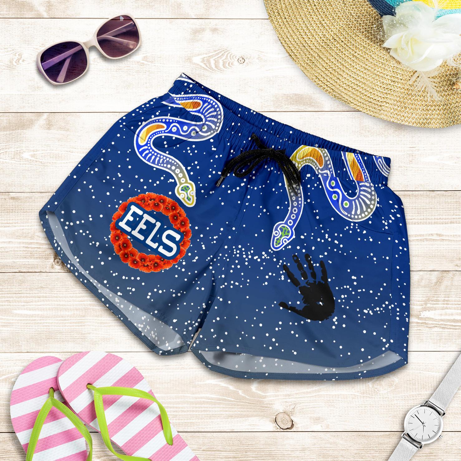 Parramatta Eels Anzac Women Shorts Ethnic Style - Vibe Hoodie