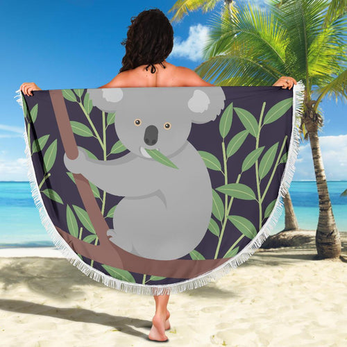 beach-blanket-koala-blanket-climbing-tree-painting-59-x-59-inches