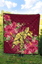 new-zealand-premium-quilt-turtle-polynesian-hibiscus