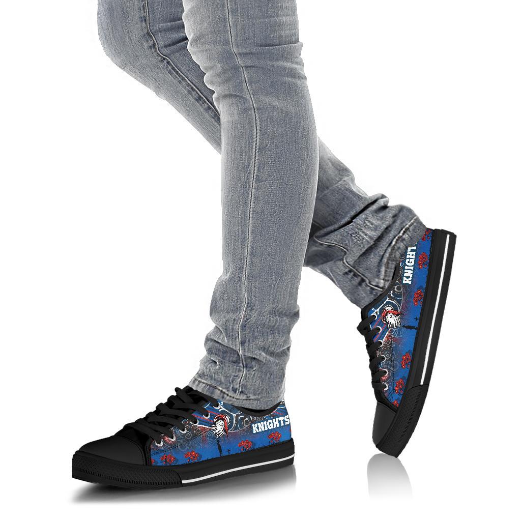 knights-low-top-shoe-newcastle-anzac-day-aboriginal