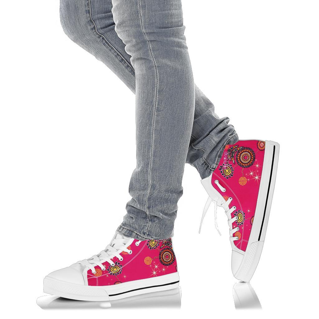 sydney-high-top-shoe-sixers-indigenous-magenta