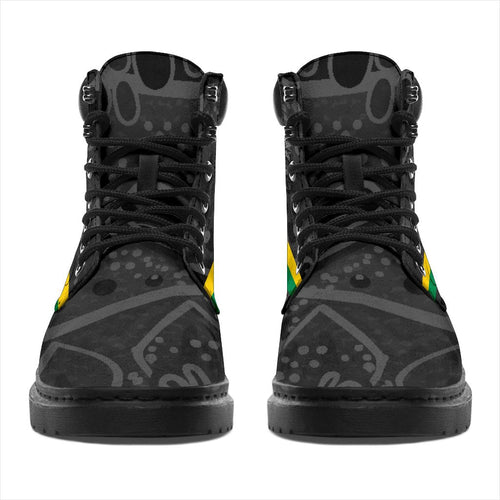 aboriginal-all-season-boots-australian-coat-of-arms-aussie-spirit-green