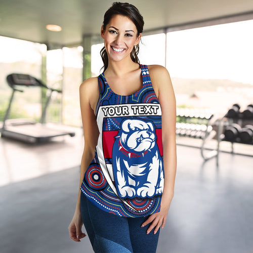 (Custom Personalised) Western Football Bulldogs Women Racerback Tank Redamancy Indigenous Australian - Vibe Hoodie