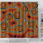 aboriginal-shower-curtain-indigenous-circle-dot-painting-ver01