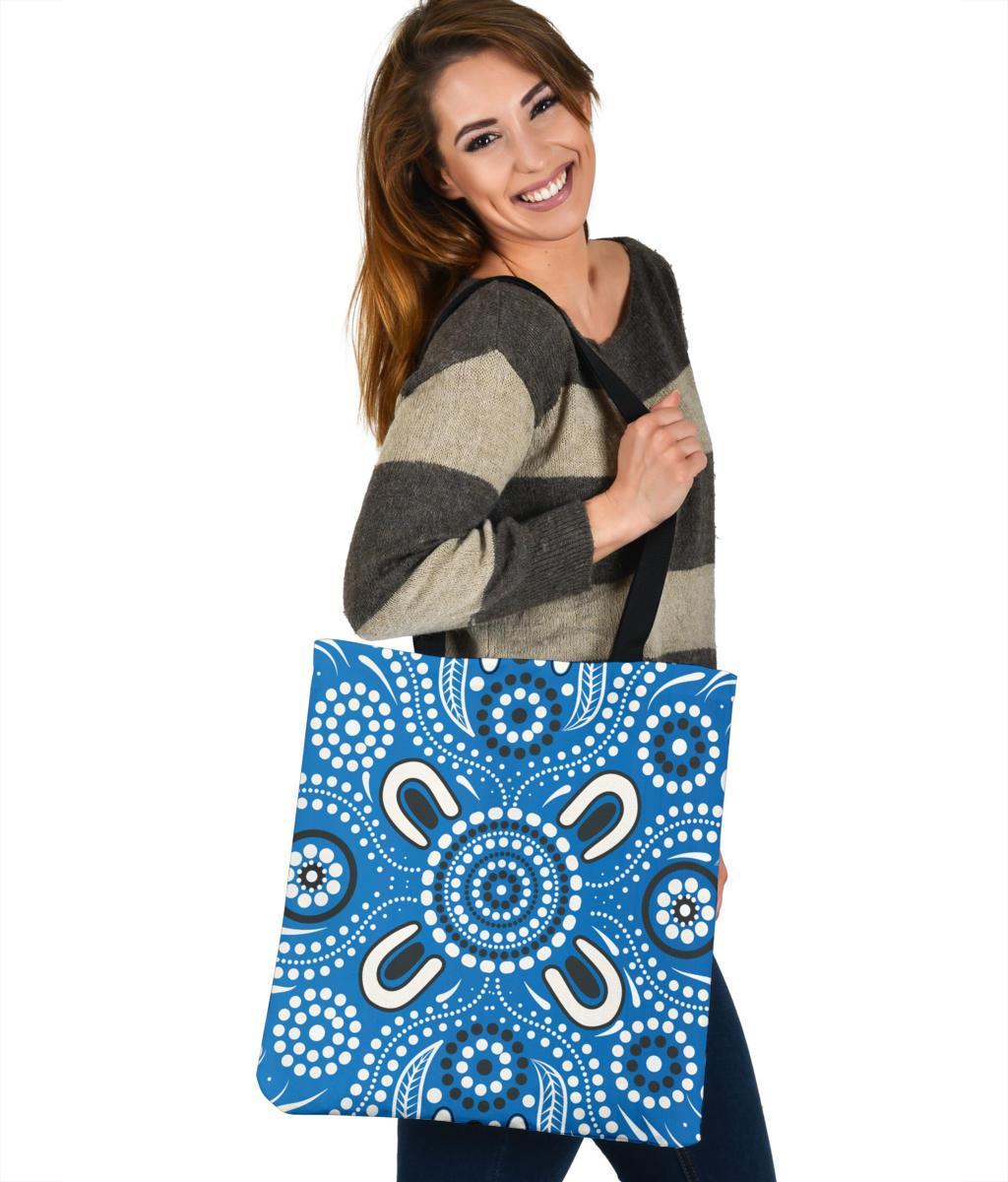 tote-bag-indigenous-circle-dot-painting-blue-color