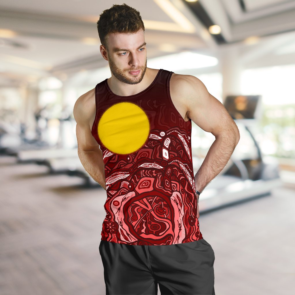 aboriginal-mens-tank-top-red-landscape