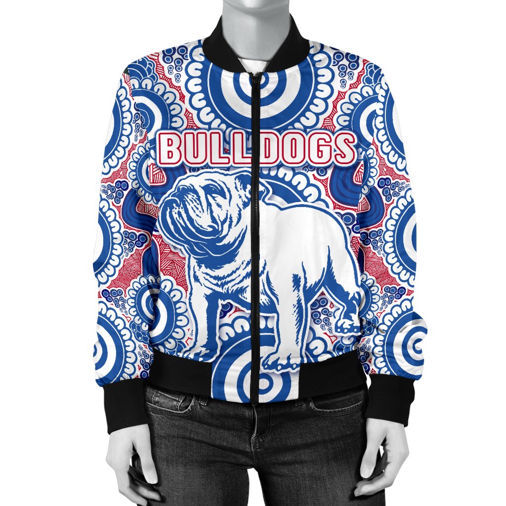 western-womens-bomber-jacket-bulldogs-simple-indigenous
