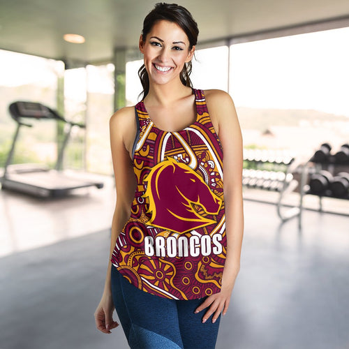 Broncos Rugby Women's Racerback Tank Indigenous - Vibe Hoodie