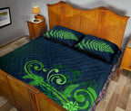 quilt-bed-set-nz-silver-fern-green
