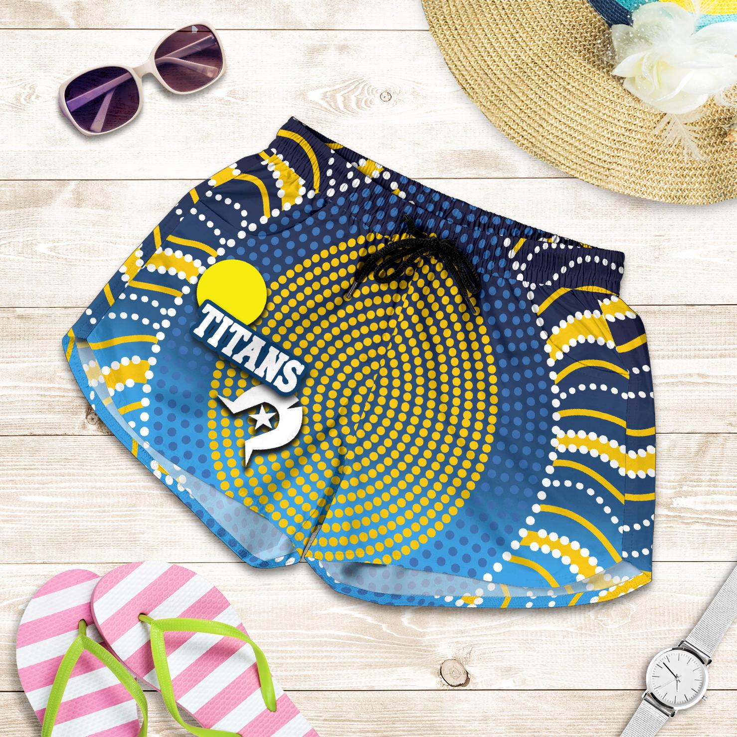 Naidoc Titans Women Shorts Gold Coast Indigenous - Vibe Hoodie