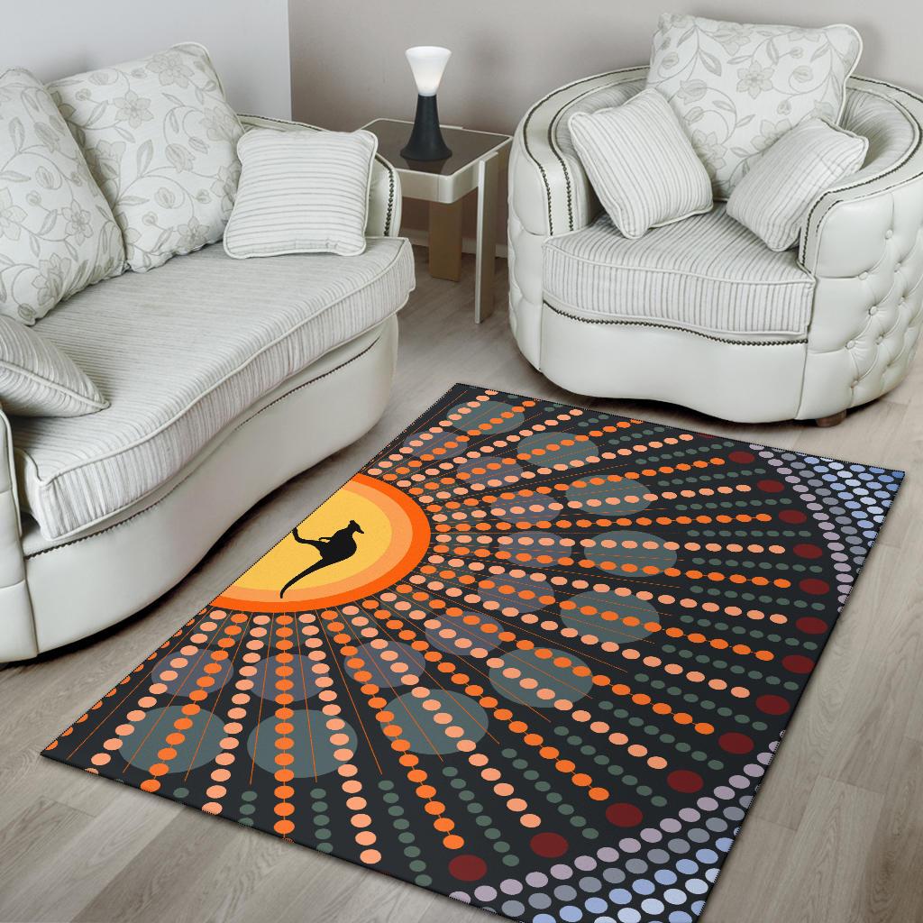 area-rug-aboriginal-dot-painting-rug-kangaroo-ver04