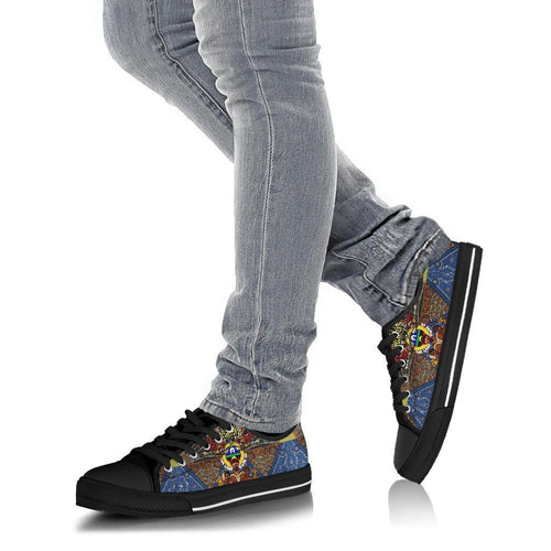 custom-text-the-land-owns-us-low-top-shoe