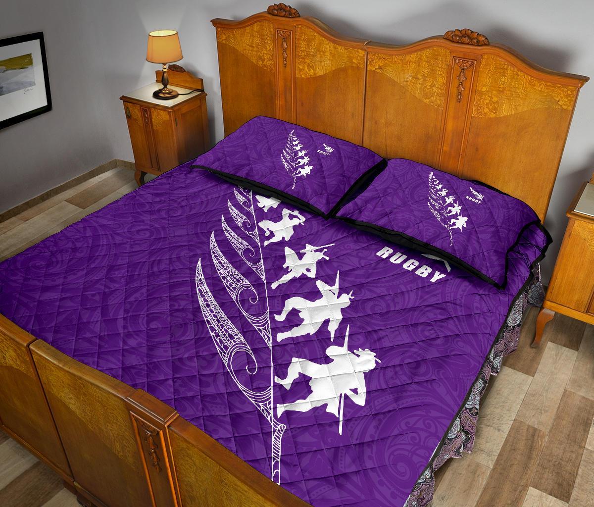 quilt-bed-set-nz-rugby-haka-violet