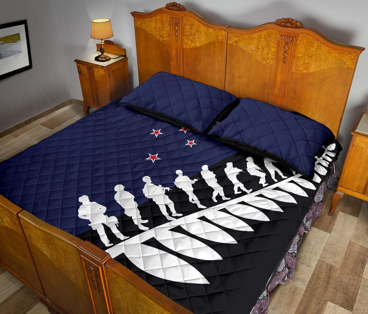 new-zealand-quilt-bed-set-lest-we-forget-anzac-fern-customized-quilt-and-pillow-cover