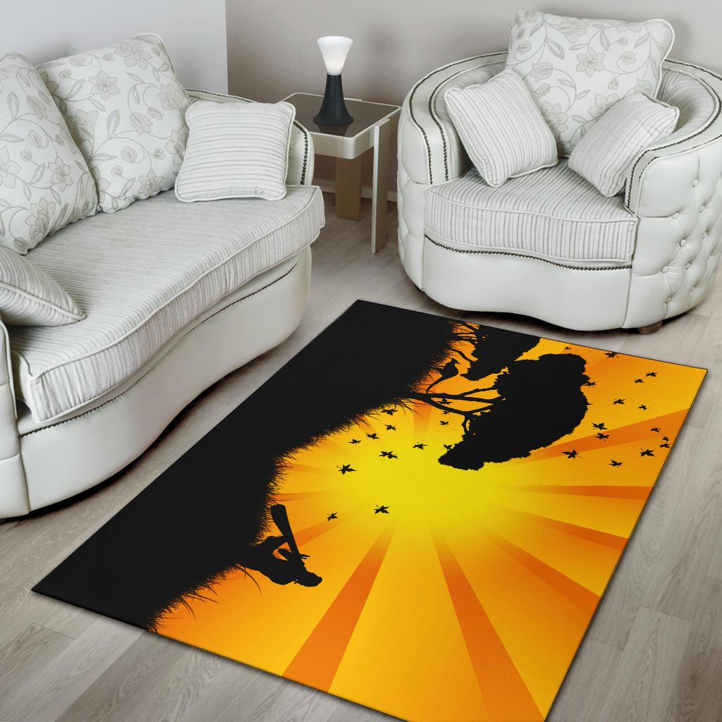 area-rug-didgeridoo-australia-rug-sunset-landscape-art