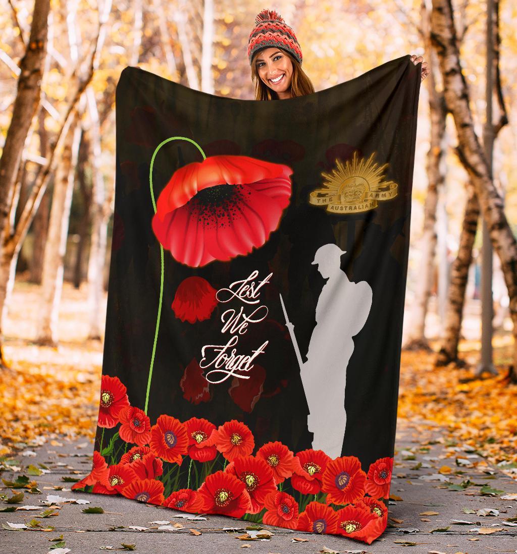 anzac-premium-blanket-remembrance-poppy-flowers