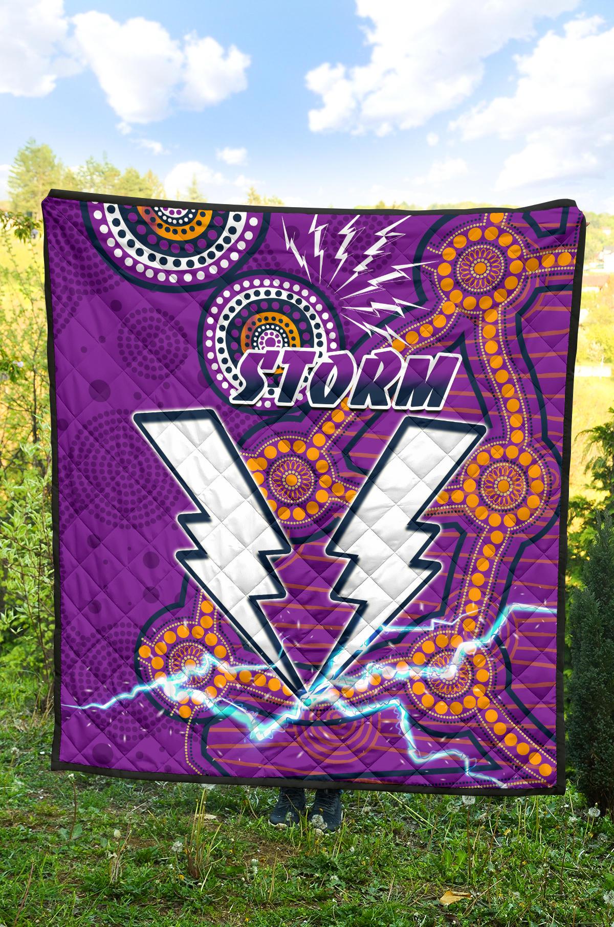storm-premium-quilt-melbourne-indigenous-thunder