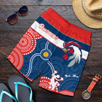combo-polo-shirt-and-men-short-roosters-red-aboriginal-rugby