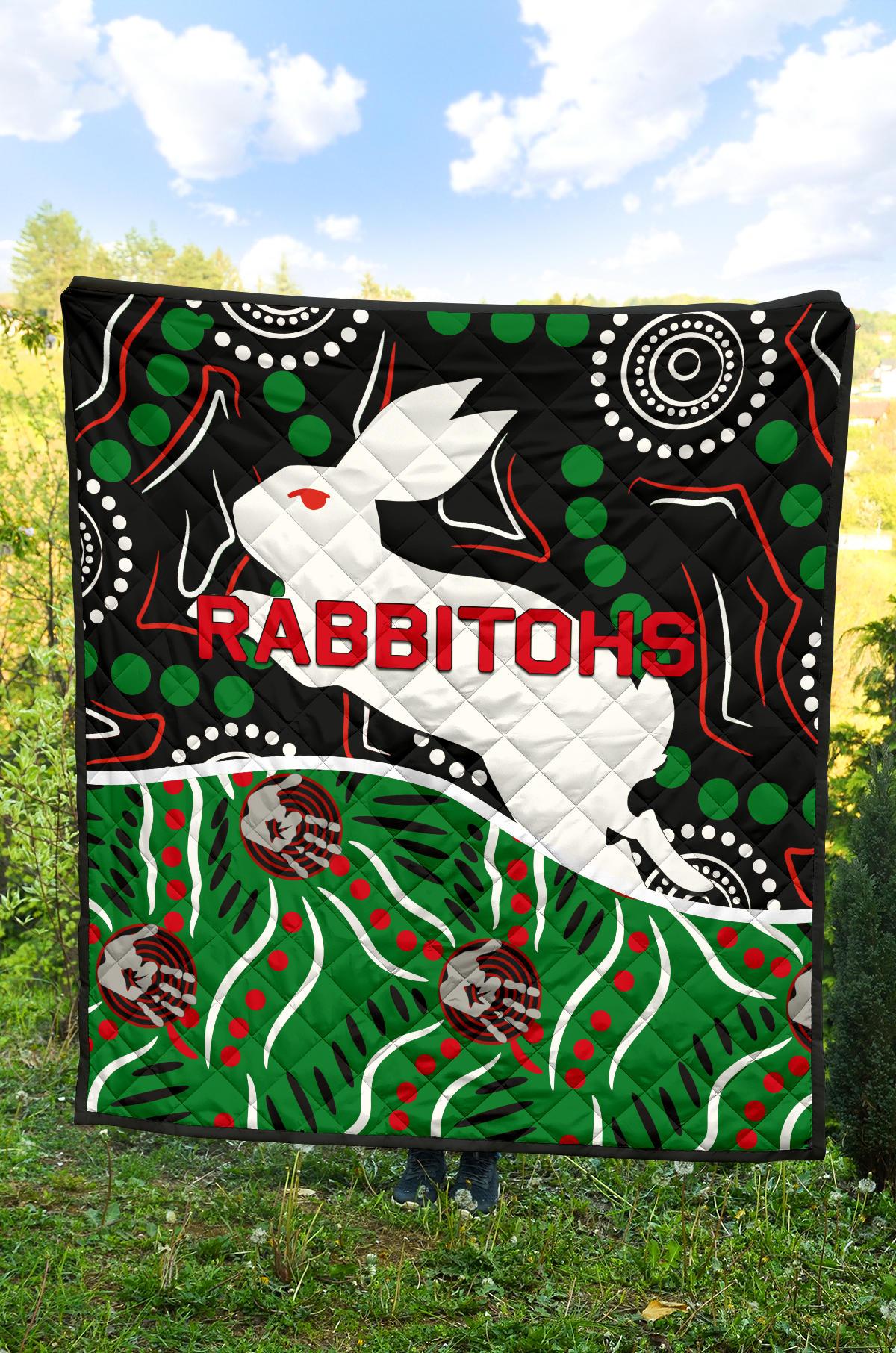 rabbitohs-premium-quilt-aboriginal