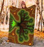 aboriginal-premium-blanket-tree-dot-painting-art