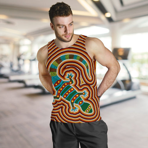 aboriginal-mens-tank-top-lizard-dot-painting-patterns