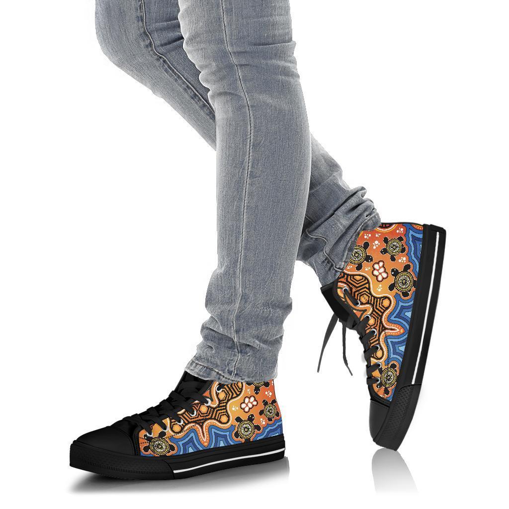 aboriginal-high-top-shoes-indigenous-art-patterns-ver04