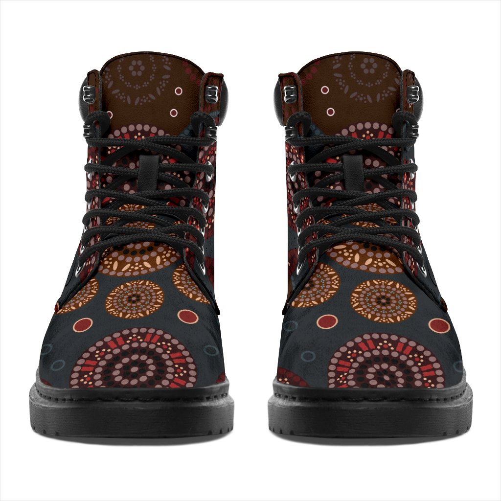 aboriginal-boots-circle-dot-painting-all-season-ver02a