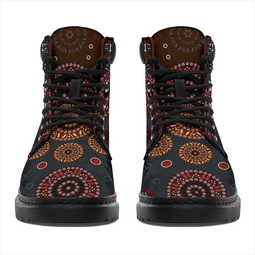 aboriginal-boots-circle-dot-painting-all-season-ver02a