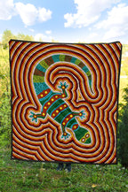 premium-quilts-lizard-coverlets-aboriginal-dot-painting
