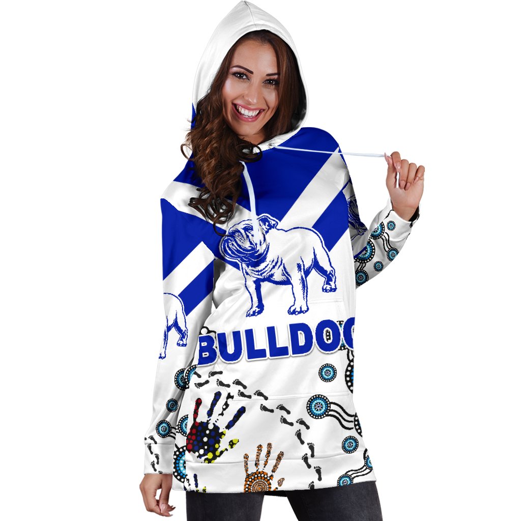 Canterbury-Bankstown Bulldogs Women Hoodie Dress Indigenous - NO.2 - Vibe Hoodie