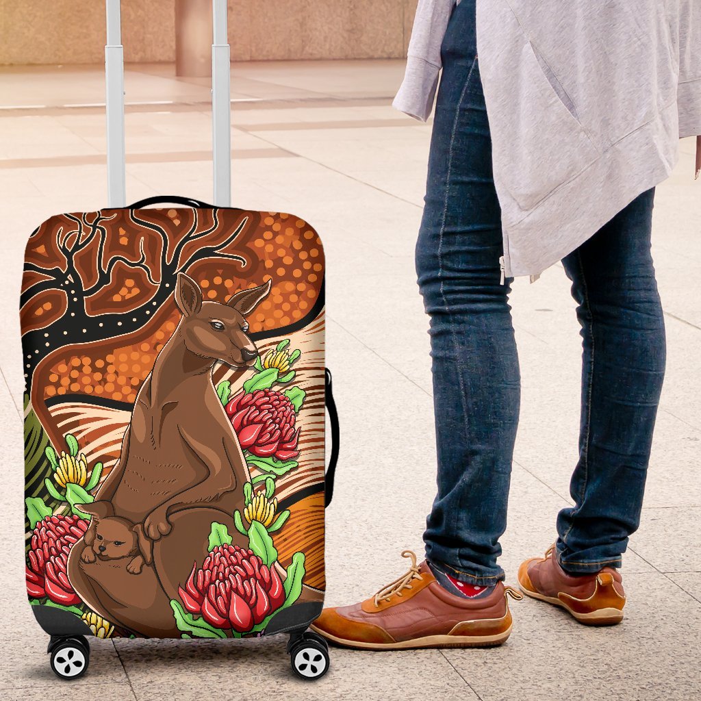aboriginal-luggage-covers-kangaroo-with-indigenous-tree
