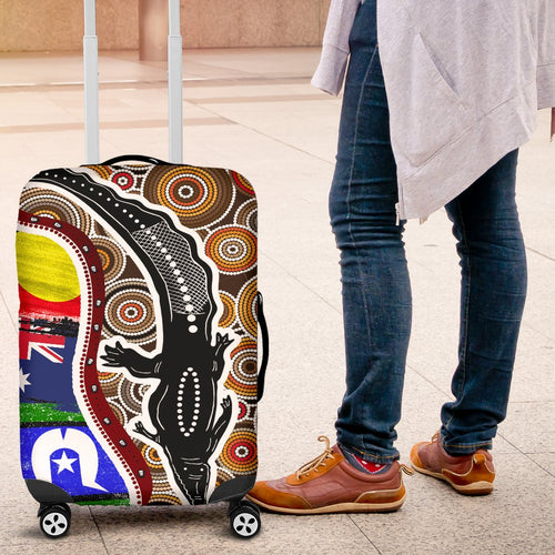 luggage-cover-australian-aboriginal-crocodile-with-naidoc-flags