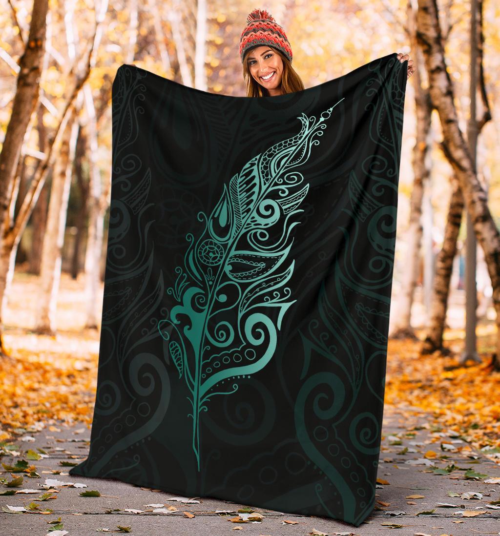 light-silver-fern-new-zealand-blanket-turquoise