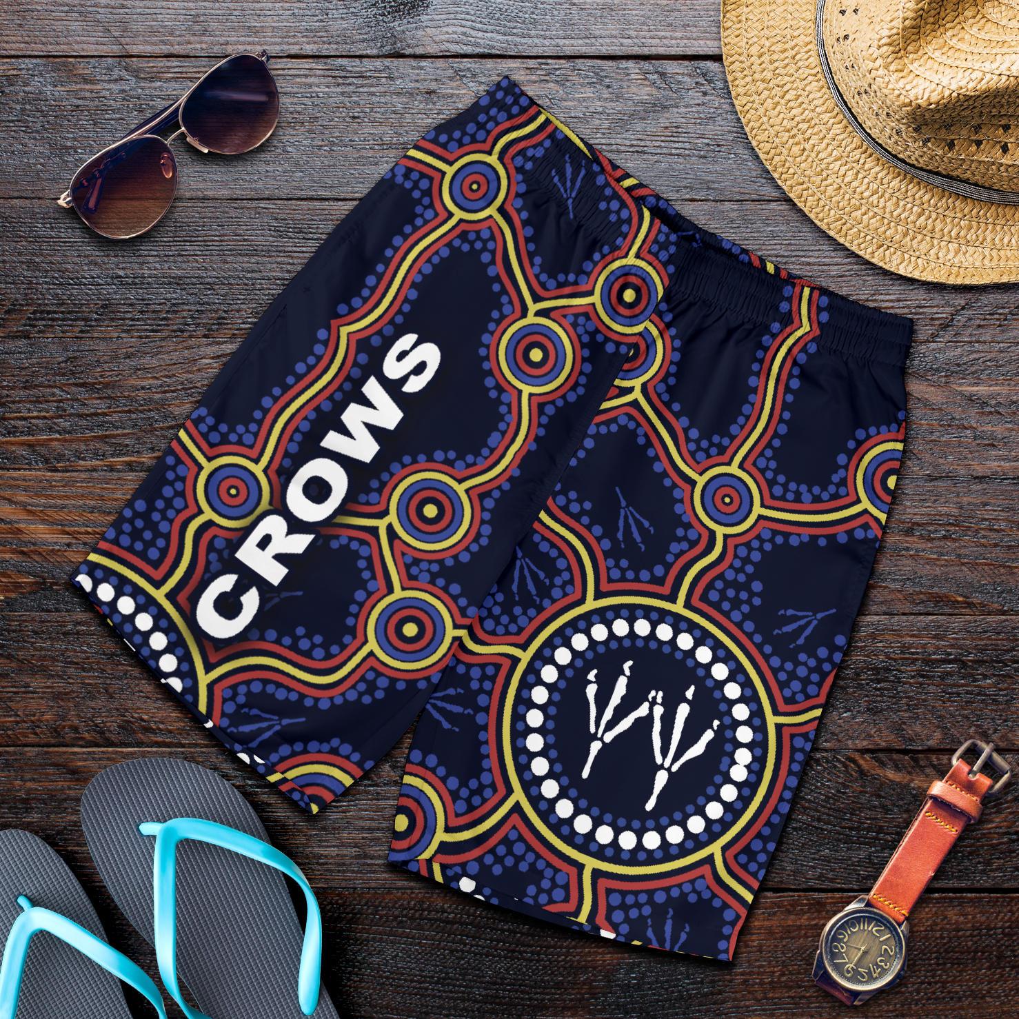 adelaide-men-shorts-indigenous-crows-footprint