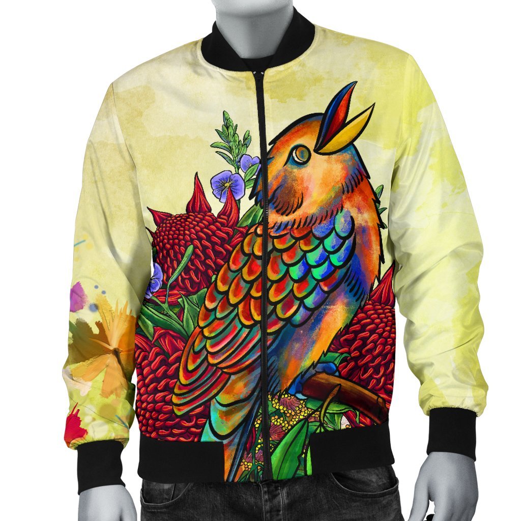 mens-bomber-jacket-australia-kookaburra-with-waratah