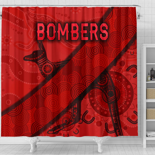 essendon-shower-curtain-indigenous-bombers-red