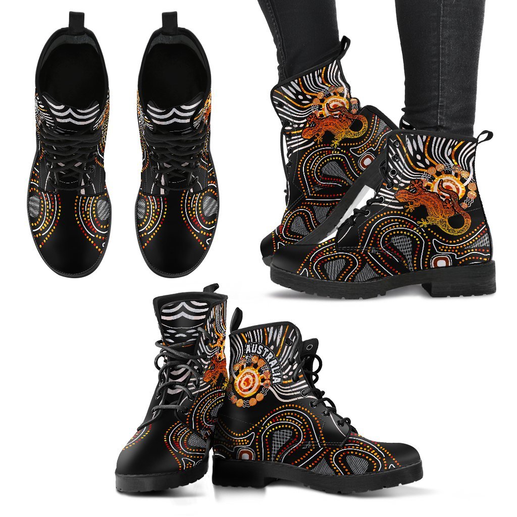 aboriginal-leather-boots-lizard-sunshine