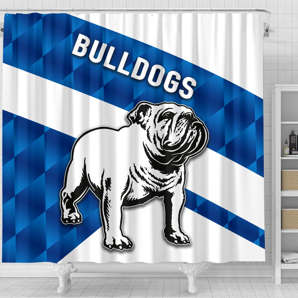 bulldogs-shower-curtain-sporty-style
