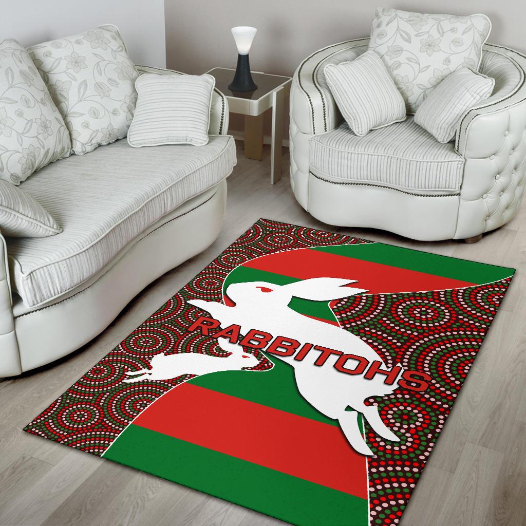 rabbitohs-area-rug